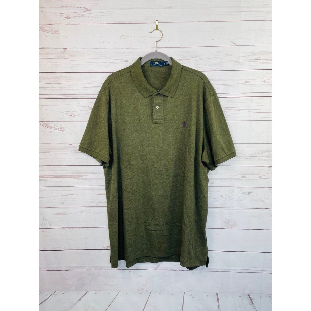 Polo Ralph Lauren Shirt Cotton Green Size XL